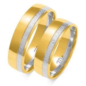 Abielusõrmused, mudel A-222 - 375