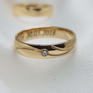 Abielusõrmused, mudel A-140 - 375