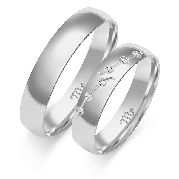 Abielusõrmused, mudel O-326 - 375 - Изображение 3