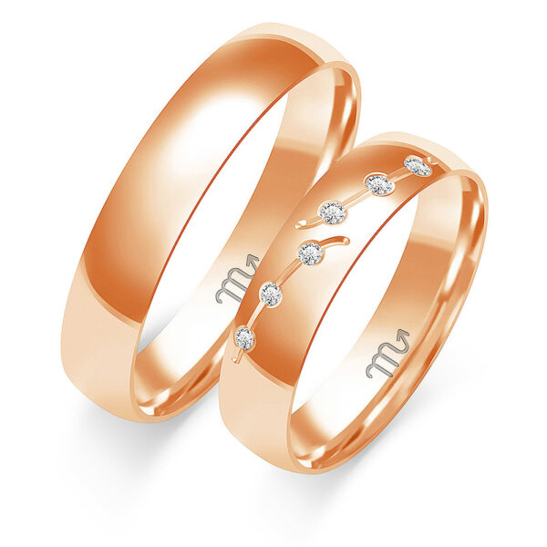 Abielusõrmused, mudel O-326 - 375 - Изображение 2