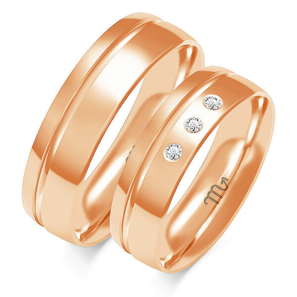 Abielusõrmused, mudel OE-82 - 375 - Изображение 2